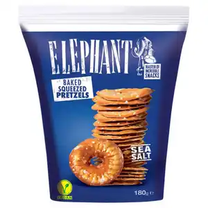 ELEPHANT Pretzels 160 g, Meersalz