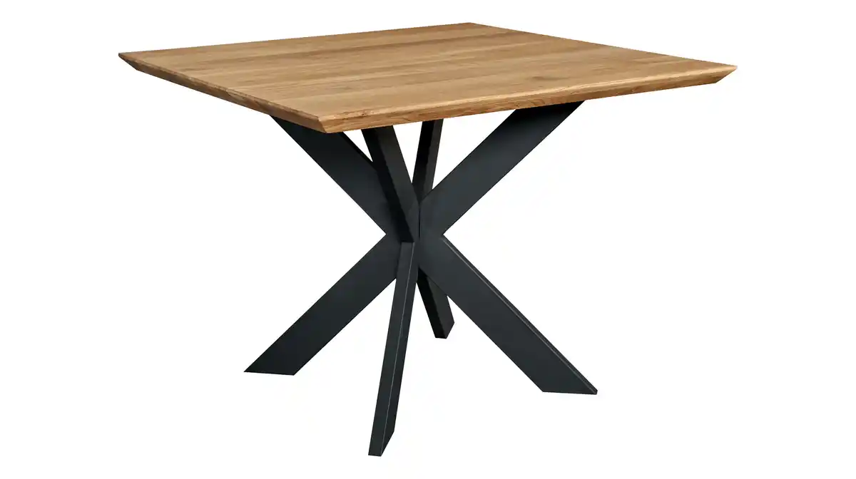 Bild 1 von Esstisch Massivholztisch Eiche geölt 100 x 100 cm - TORIN