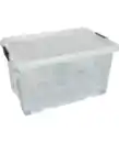Bild 1 von Eurobox 55 l mit Rollen, transparent
