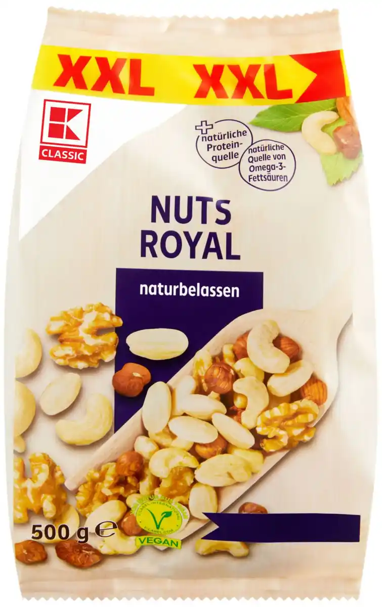 Bild 1 von K-CLASSIC Nuts Royal XXL, 500-g-Großpackg.