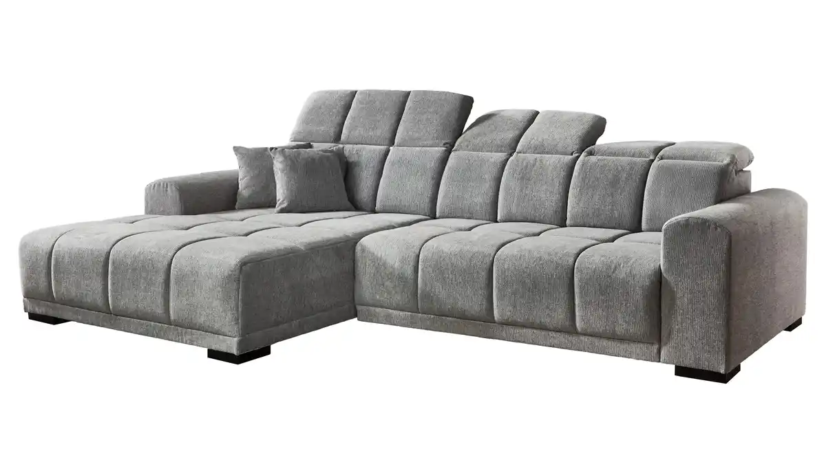 Bild 1 von Ecksofa grau elektrisch ausfahrbar 301 cm - MASTER
