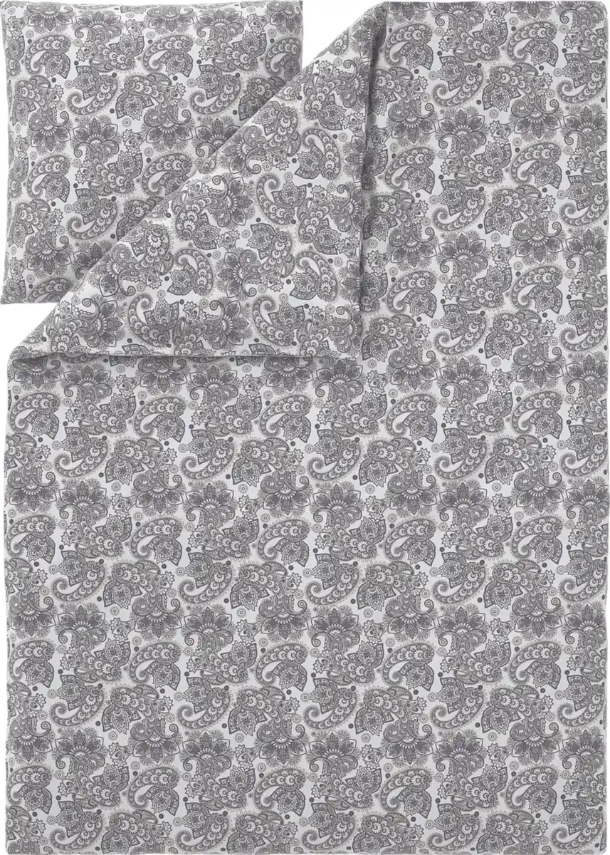 Bild 2 von LIV&BO® Satin-Bettwäsche-Set ca. 155 x 220 cm, 2-teilig