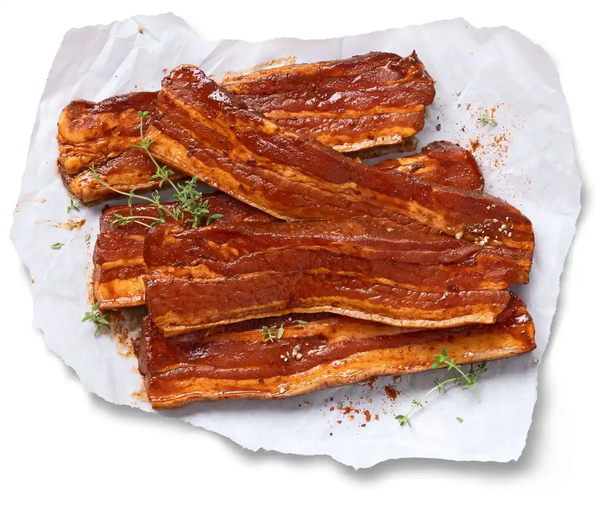 Bild 1 von K-PURLAND Bauchscheiben BBQ Style, 700-g-Packg.