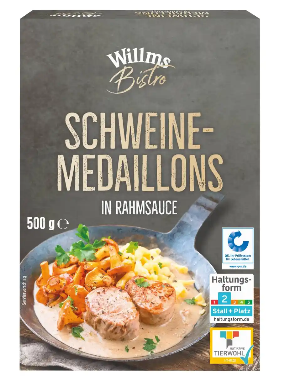 Bild 1 von WILLMS Schnelle Küche Schweinemedaillons, 500-g-Packg.