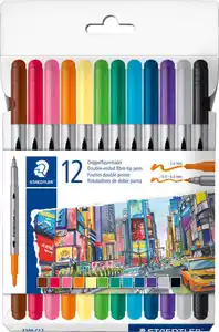 STAEDTLER Dopperfasermaler-Set »Design Journey«, 12-teilig