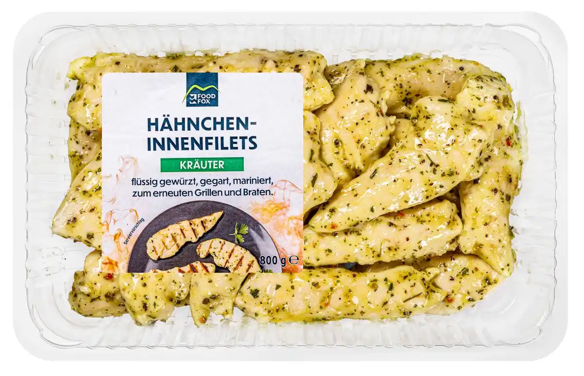 Bild 1 von FOOD FOX Hähnchen-Innenfilets XXL, 800-g-Großpackg.