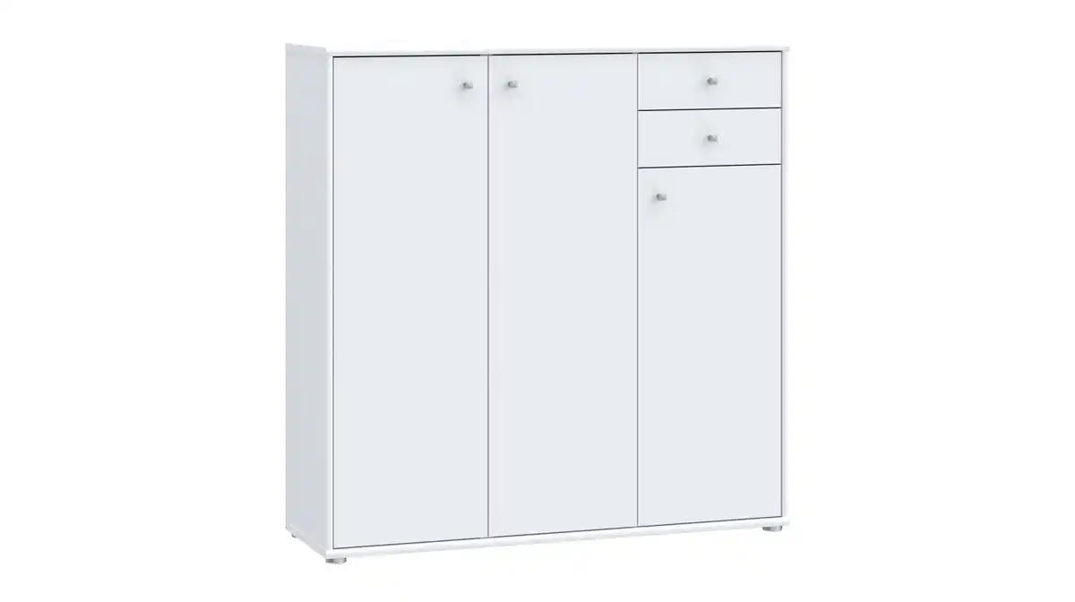 Bild 1 von Kommode mit Schubladen weiß 109 cm - TEMPRA