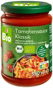 K-BIO oder K-TAKE IT VEGGIE Bio-Tomatensauce, 325 - 350-ml-Glas