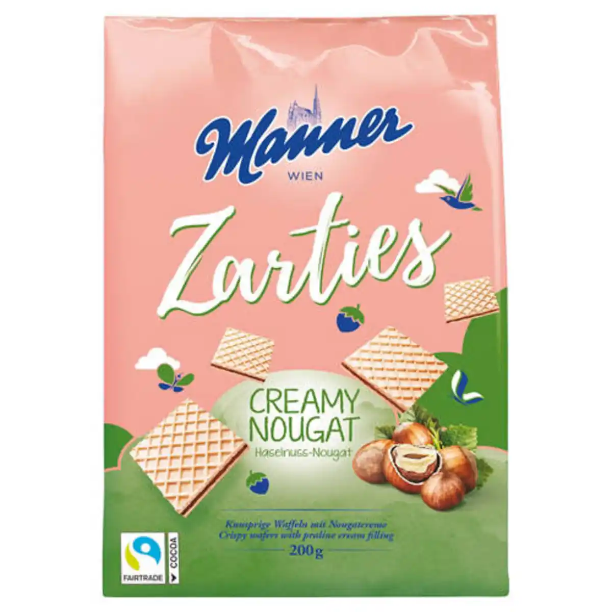 Bild 1 von Manner Zarties, Nougat 200 g