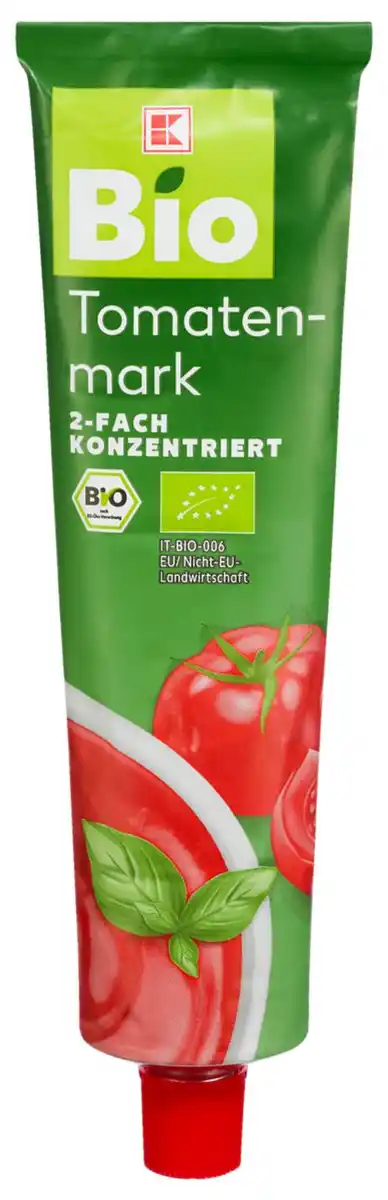 Bild 1 von K-BIO Bio-Tomatenmark, 200-g-Tube