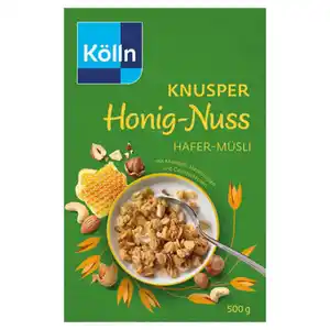 KÖLLN Hafermüsli 500 g, Honig & Nuss