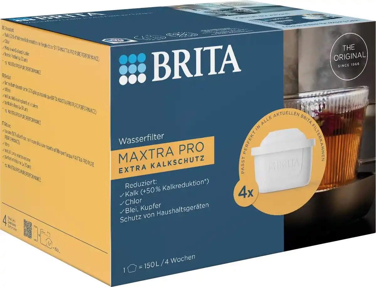 Bild 1 von BRITA Wasserflter-Kartuschen »MAXTRA PRO Extra Kalksch.«, 4-St.-Packg.