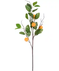 Kunstzweig Zitrusfrucht, orange
