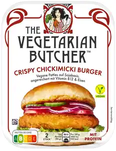 THE VEGETARIAN BUTCHER Crispy Chickimicki Burger, 2 St. = 180-g-Packg.