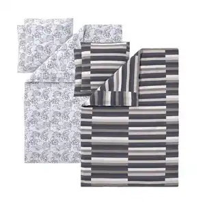 LIV&BO® Satin-Bettwäsche-Set ca. 200 x 220 cm, 3-teilig