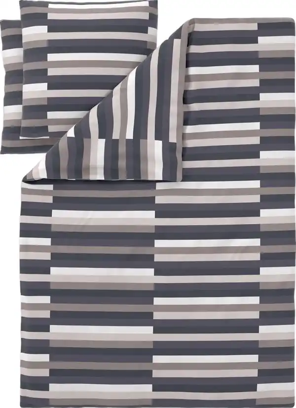 Bild 4 von LIV&BO® Satin-Bettwäsche-Set ca. 200 x 220 cm, 3-teilig