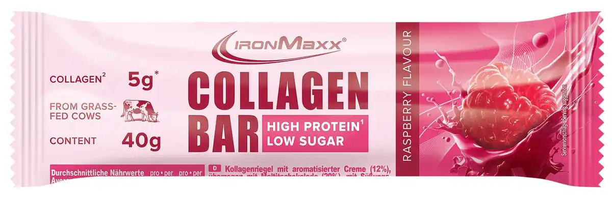 Bild 1 von IRONMAXX Collagen-Bar, 40-g-Riegel