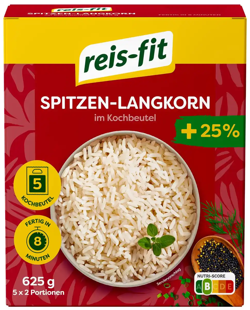 Bild 1 von REIS-FIT Spitzen-Langkorn-Reis, 650-g-Packg.