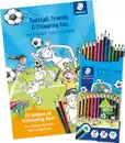 Bild 1 von STAEDTLER Buntstifte-Set + Malbuch »Noris® colour«, 12-teilig