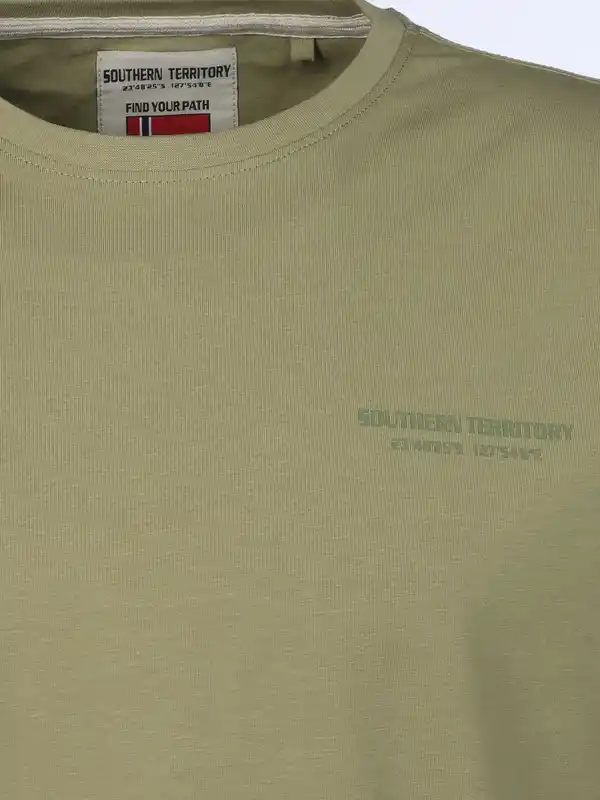 Bild 3 von Herren Shirt mit Logo-Schriftzug Grün