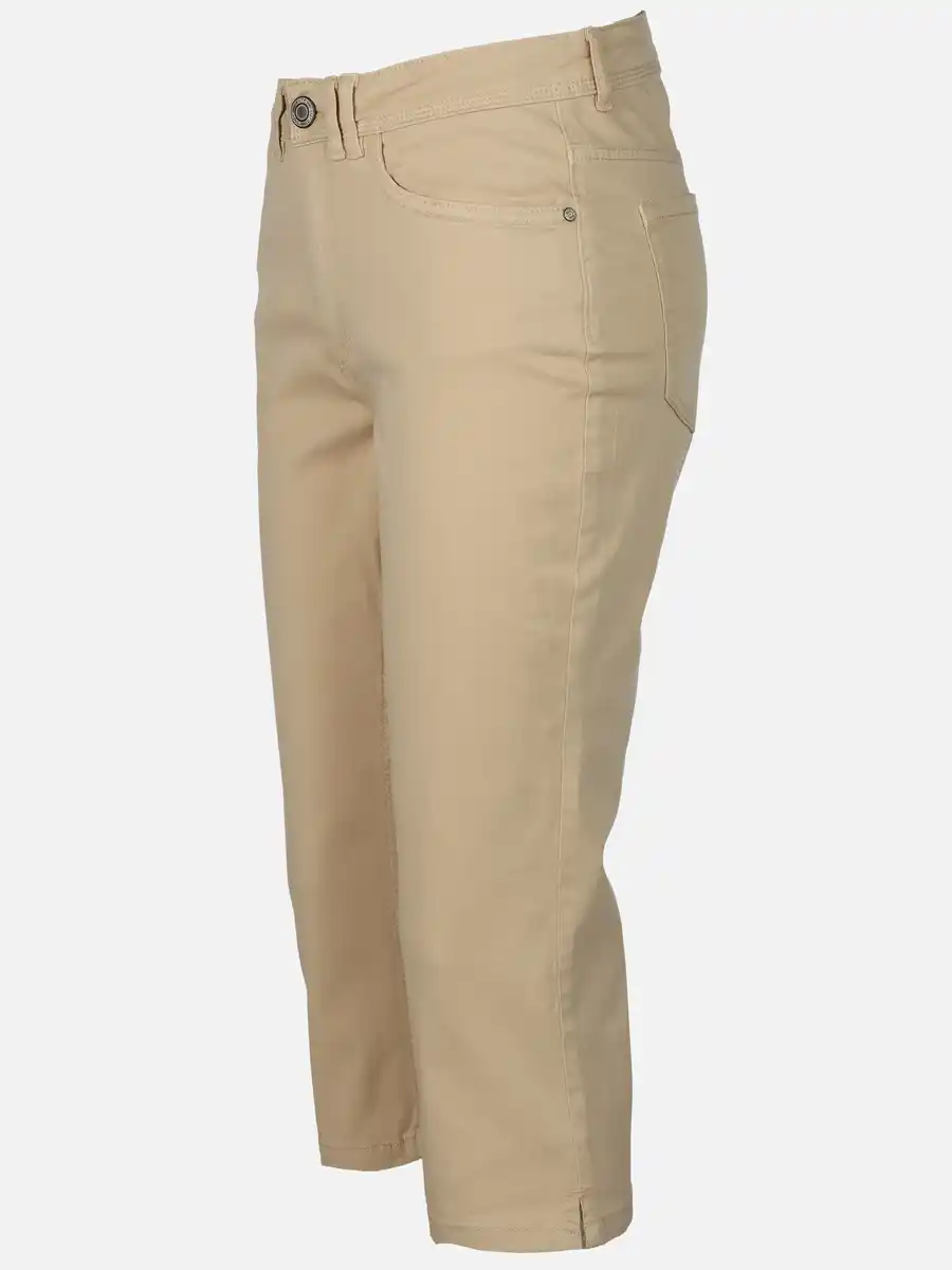 Bild 3 von Damen Capri Hose in Slim Fit Beige