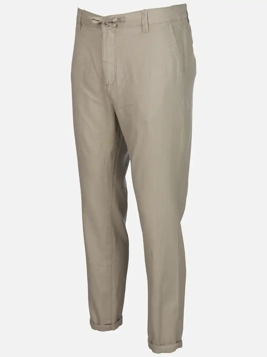 Bild 3 von Herren Freizeithose mit Leinenanteil Braun