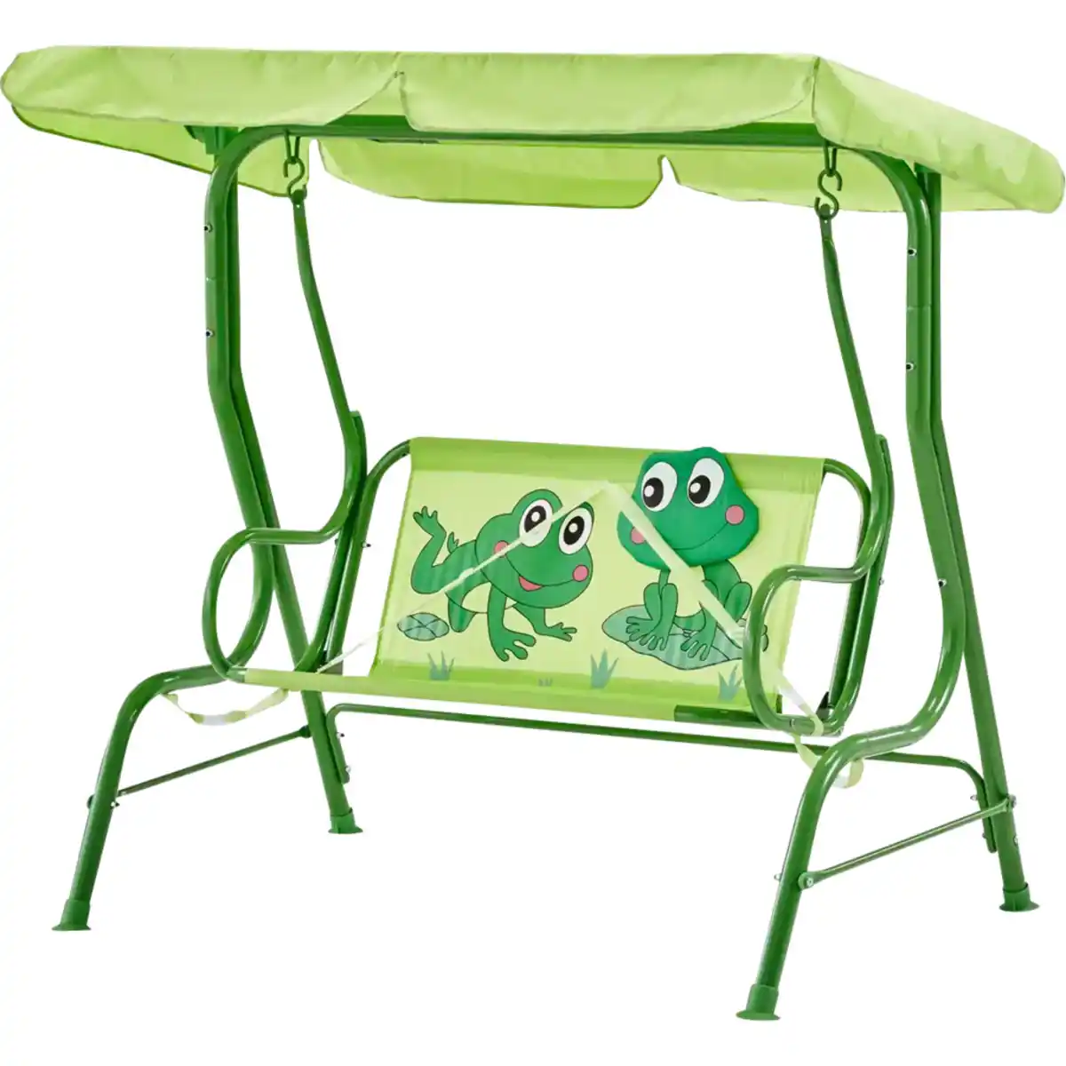 Bild 1 von Kinderschaukel „Fröschl“ grün mit Sonnendach