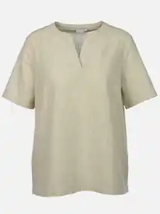 Damen Schlupf Bluse Beige