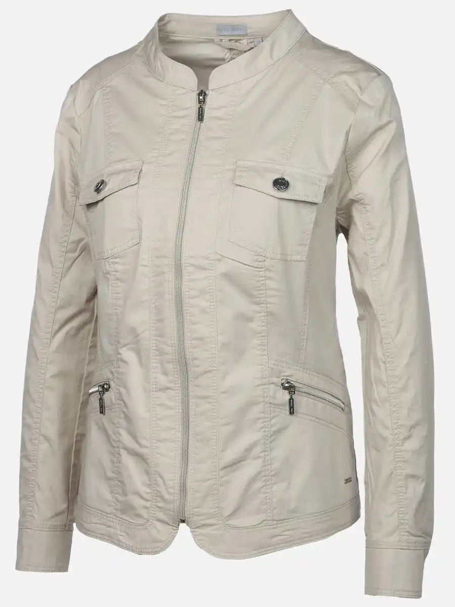 Bild 3 von Damen Jacke mit vielen Details Beige