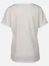 Bild 2 von Damen Shirt mit Glitzerprint und Glitzersteinchen Weiß