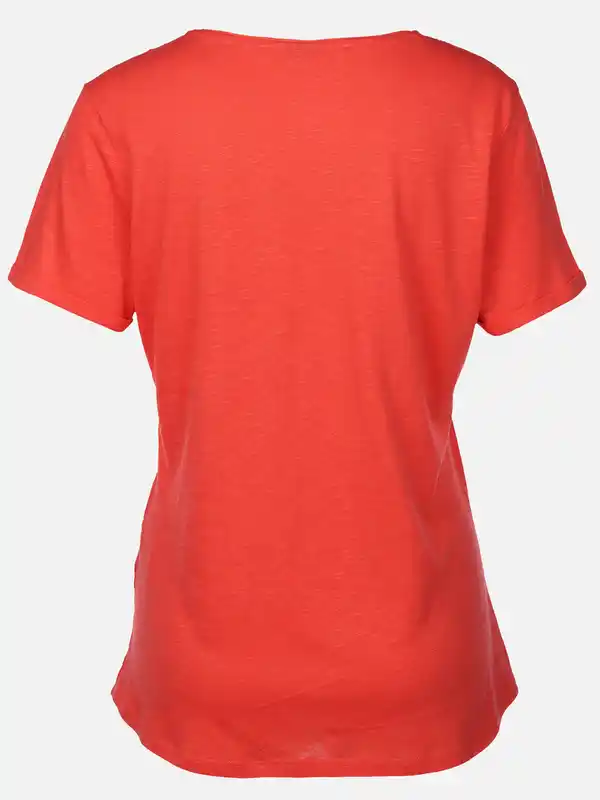 Bild 2 von Damen Shirt mit Glitzerprint und Glitzersteinchen Rosa