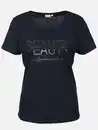 Bild 1 von Damen Shirt mit Glitzerprint und Glitzersteinchen Marine