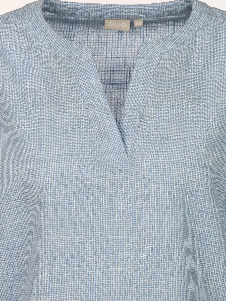 Bild 3 von Damen Schlupf Bluse Blau