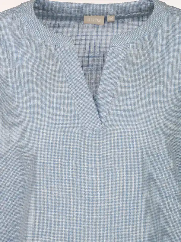 Bild 3 von Damen Schlupf Bluse Blau