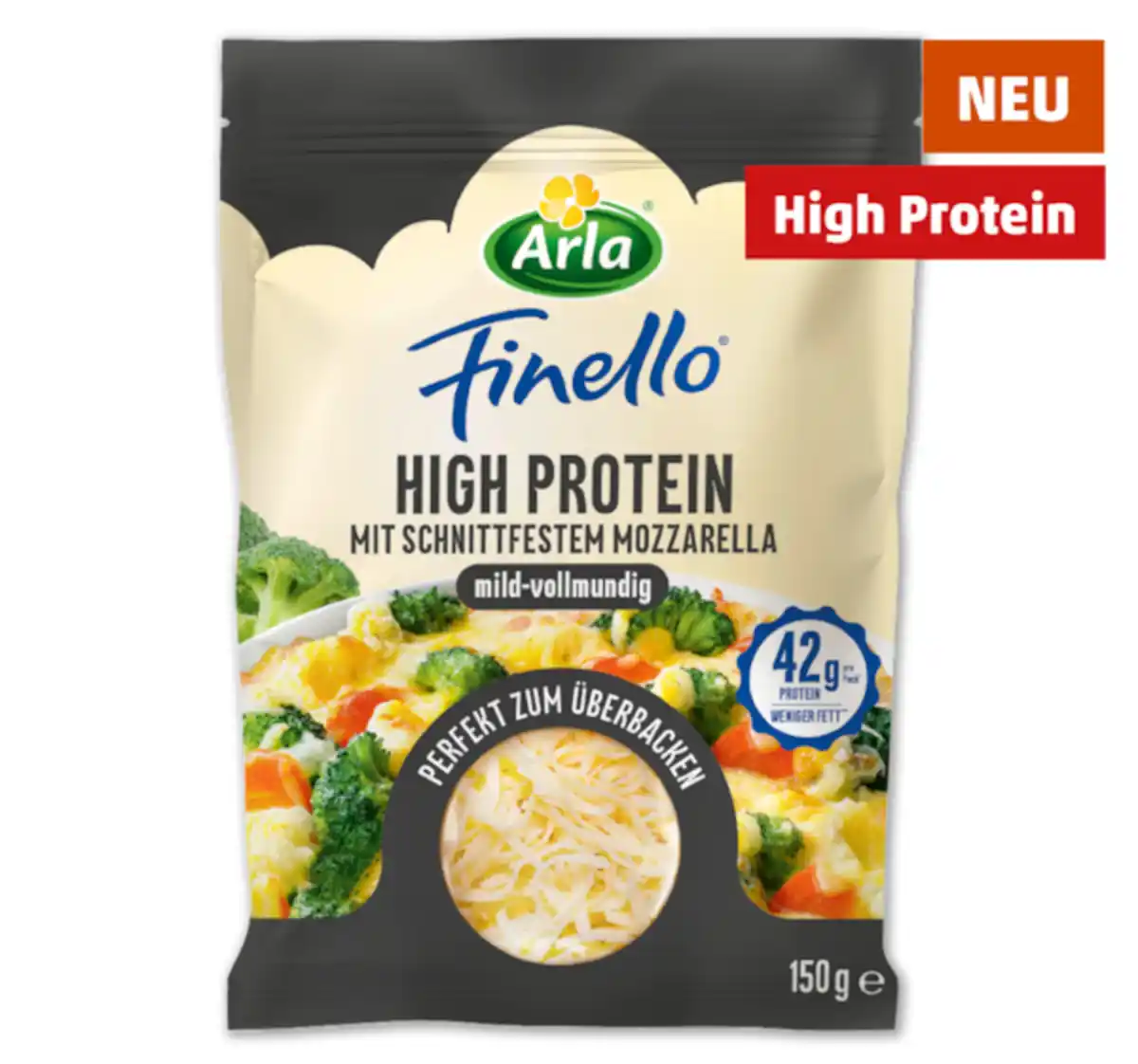 Bild 1 von ARLA Finello Reibekäse High Protein*