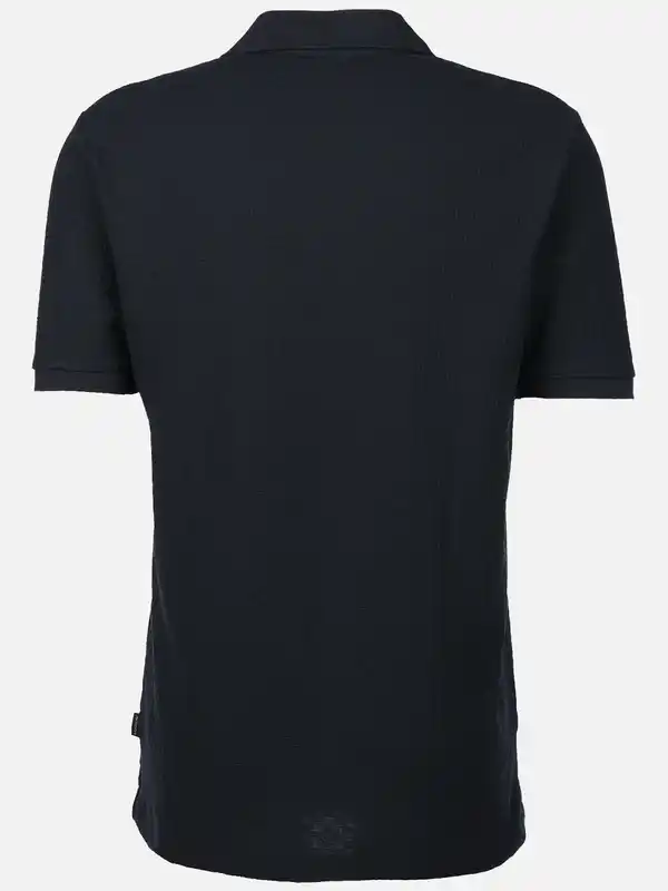 Bild 2 von Herren Poloshirt mit Struktur Blau