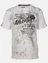 Bild 1 von Herren Shirt mit Frontprint Weiß