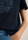 Bild 1 von Damen T-Shirt mit Frontprint Blau