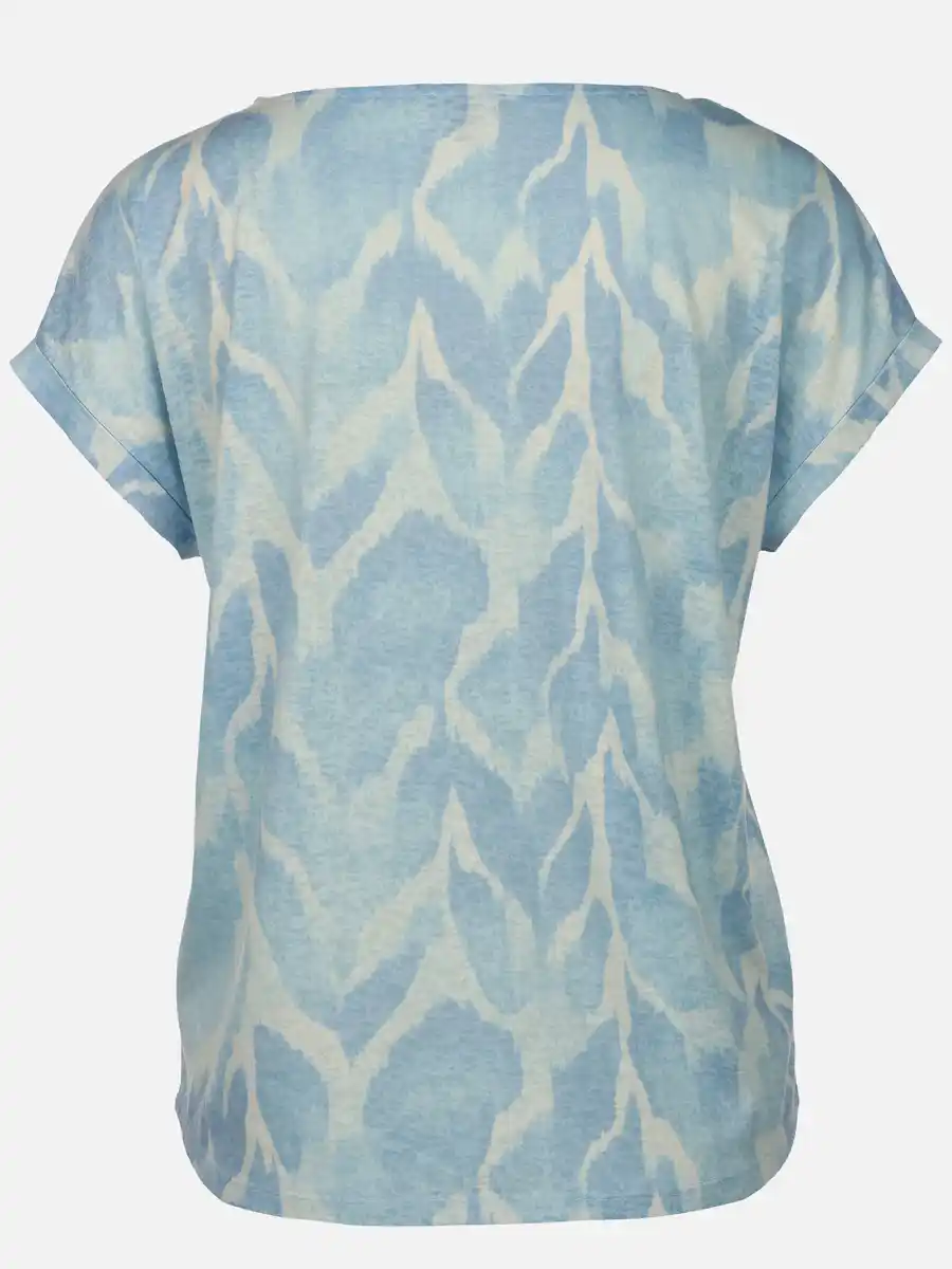 Bild 2 von Damen Ausbrenner Shirt mit Glitzerprint Beige