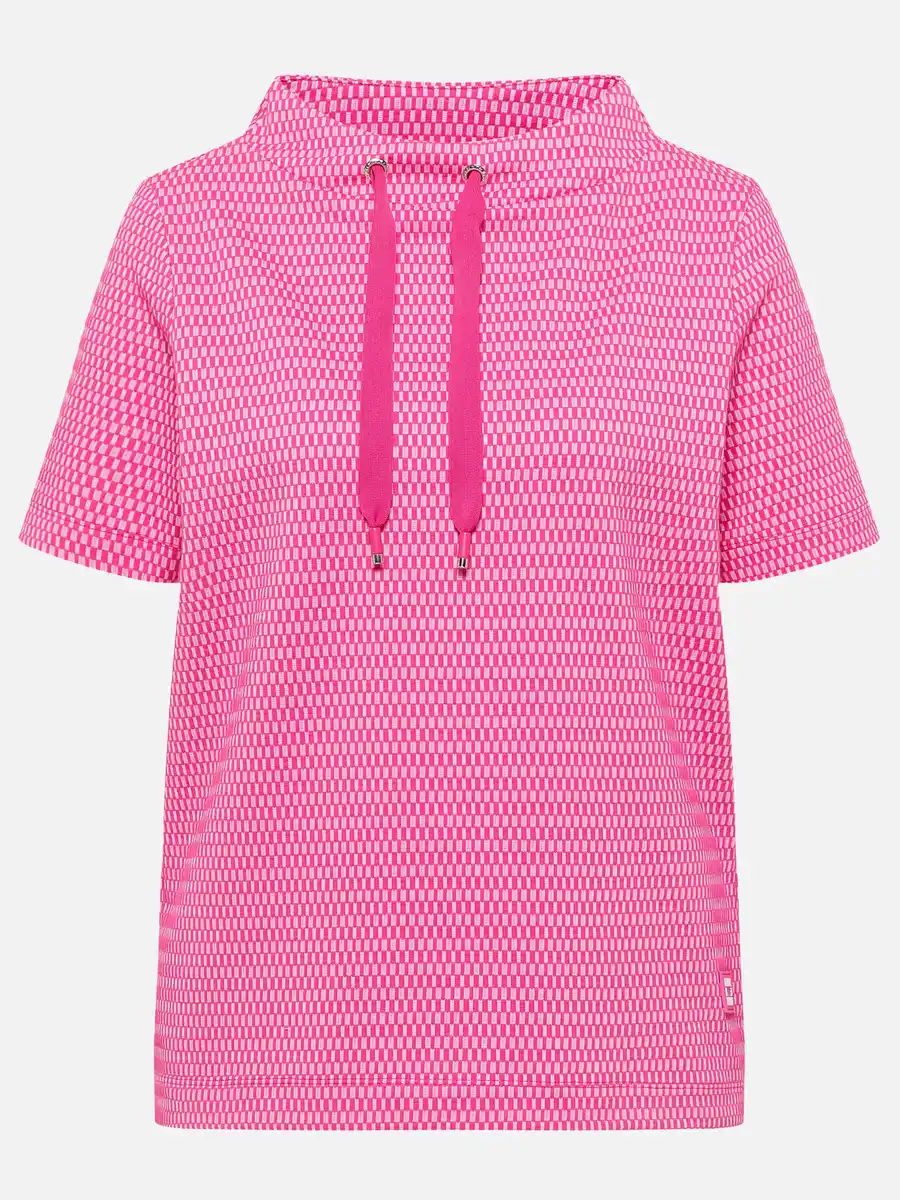 Bild 1 von Damen Strukturshirt mit Bändeln Pink