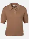 Bild 1 von Damen Kurzpullover mit Polokragen Braun