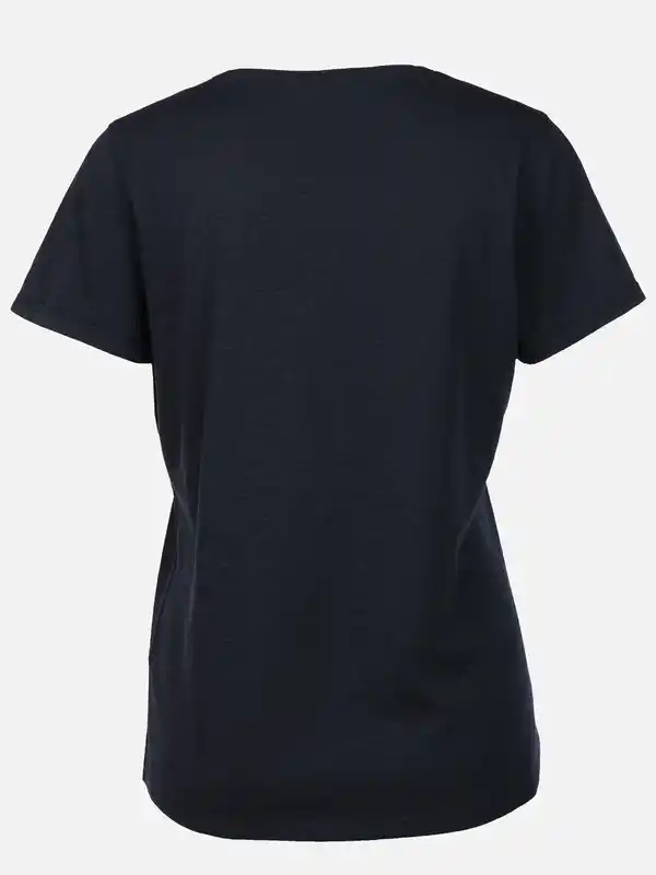 Bild 2 von Damen Shirt mit Glitzerprint und Glitzersteinchen Marine