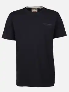 Herren Shirt mit Logo-Schriftzug Blau