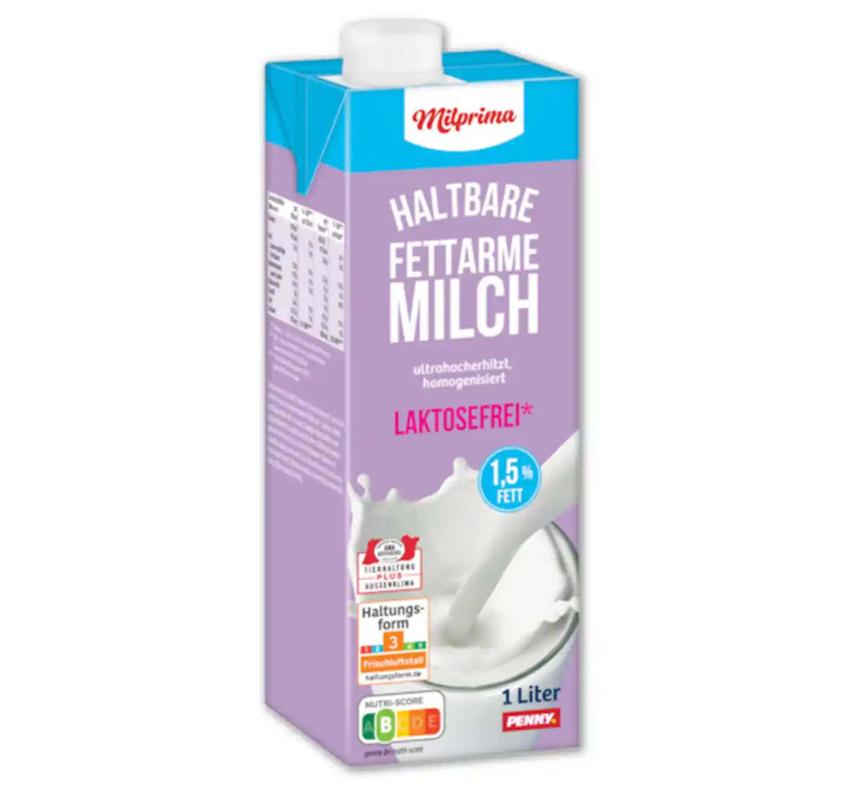 Bild 1 von MILPRIMA Haltbare fettarme Milch