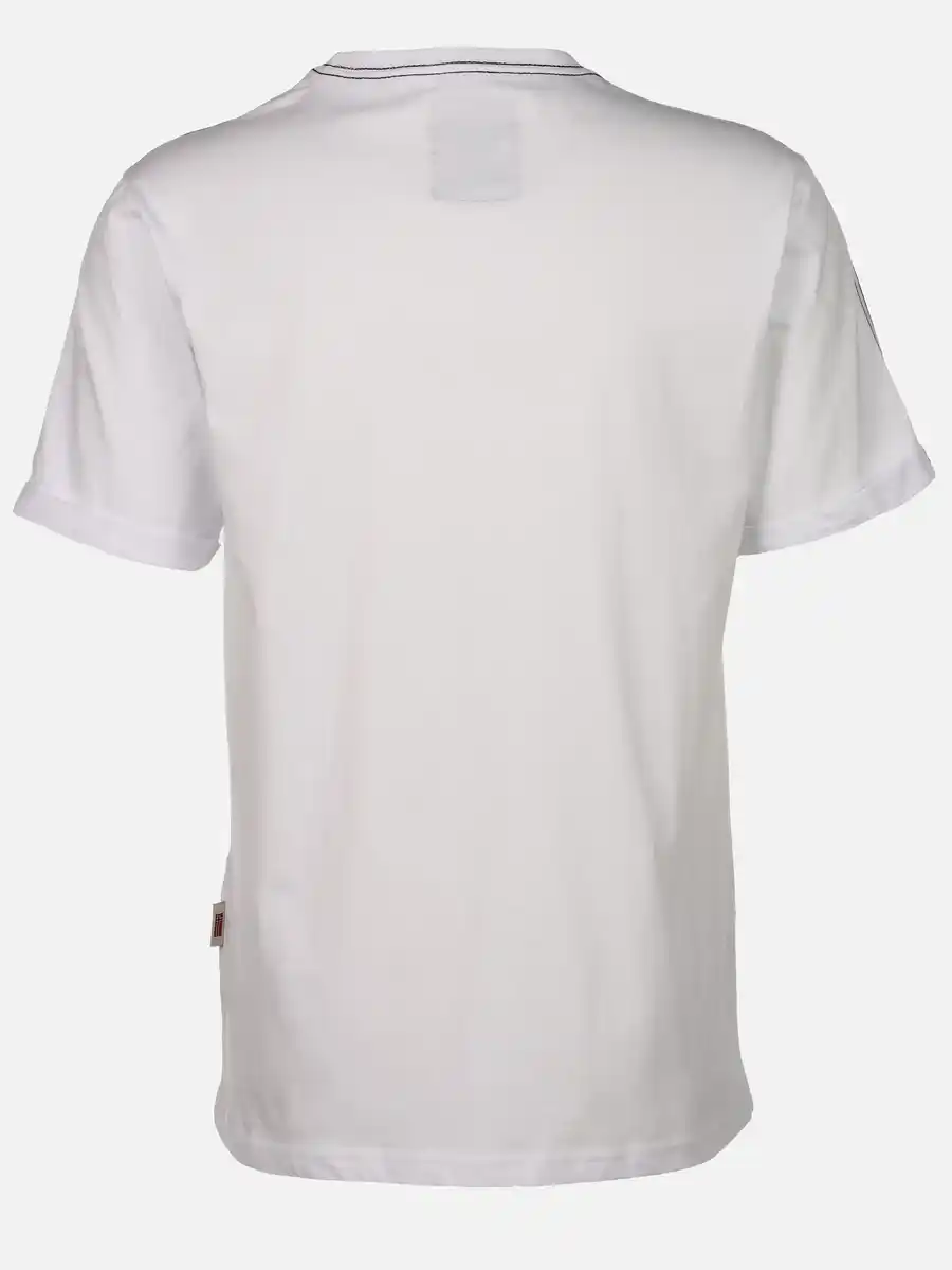 Bild 2 von Herren Shirt mit Frontprint Weiß