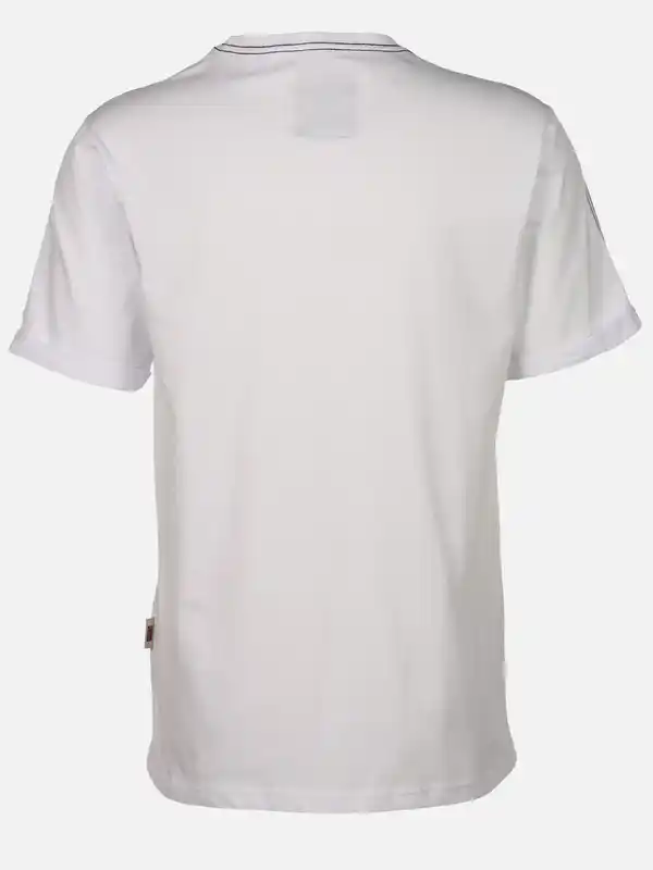 Bild 2 von Herren Shirt mit Frontprint Weiß