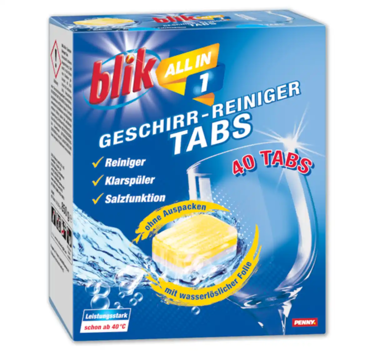Bild 1 von BLIK All in 1 Geschirr-Reiniger Tabs