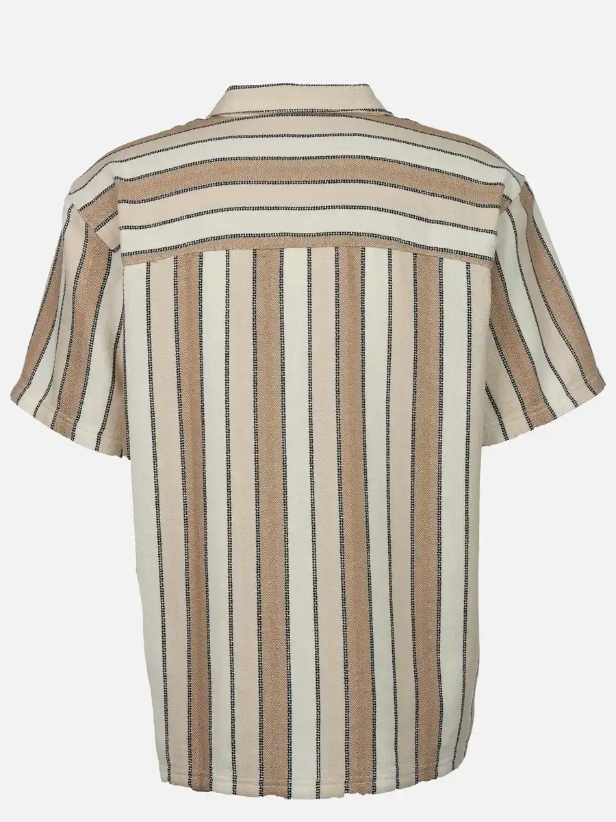 Bild 2 von Herren Freizeithemd mit Streifen Beige