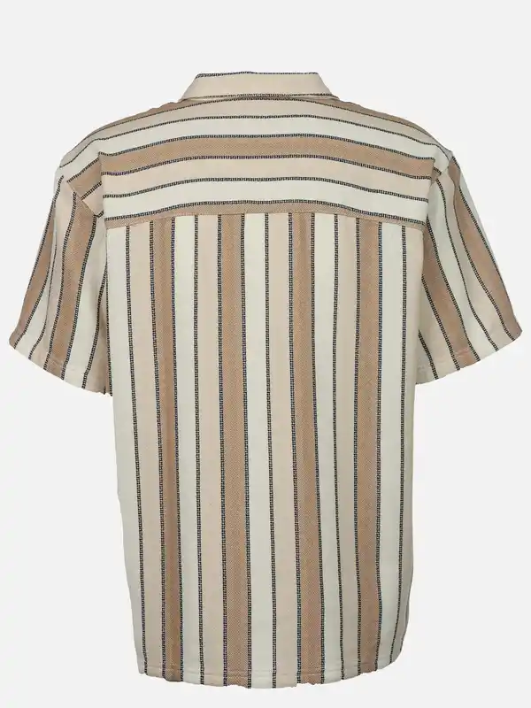 Bild 2 von Herren Freizeithemd mit Streifen Beige