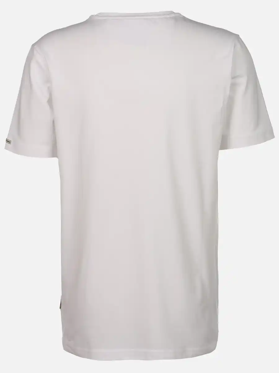Bild 2 von Herren Shirt mit Logo-Schriftzug Weiß